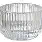 Clear Ribbed Tea Light