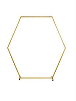 Gold Hexagon Backdrop