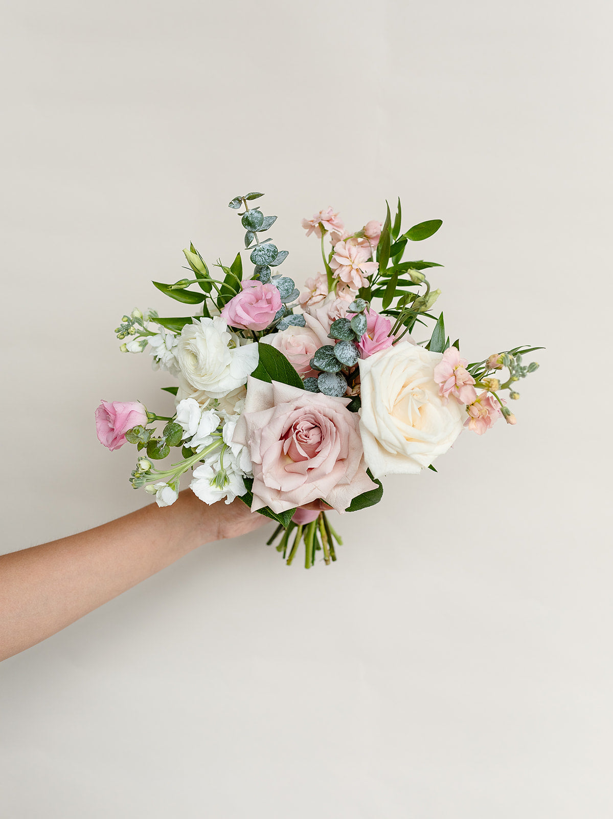 Rosé Reverie Bridesmaid Bouquets