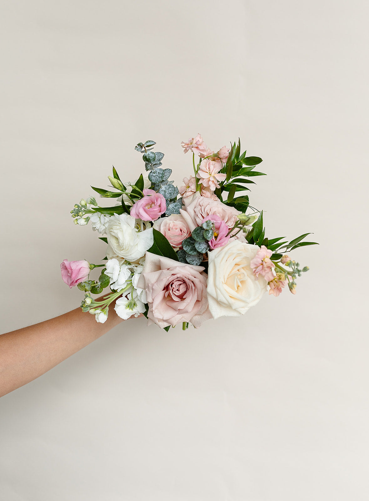 Rosé Reverie Bridesmaid Bouquets