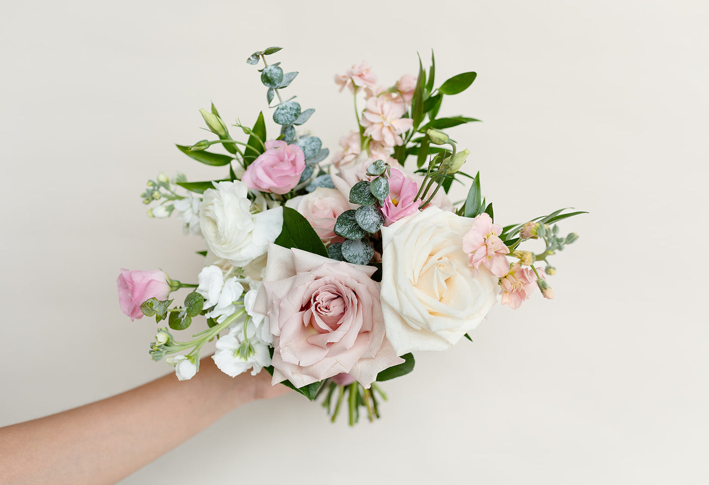 Rosé Reverie Bridesmaid Bouquets