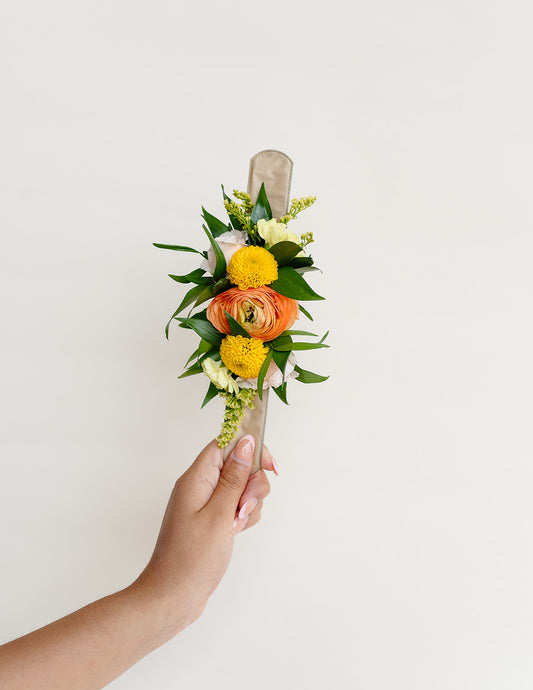 Golden Glow Corsage