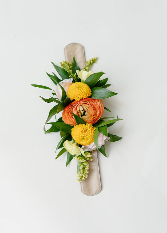 Golden Glow Corsage