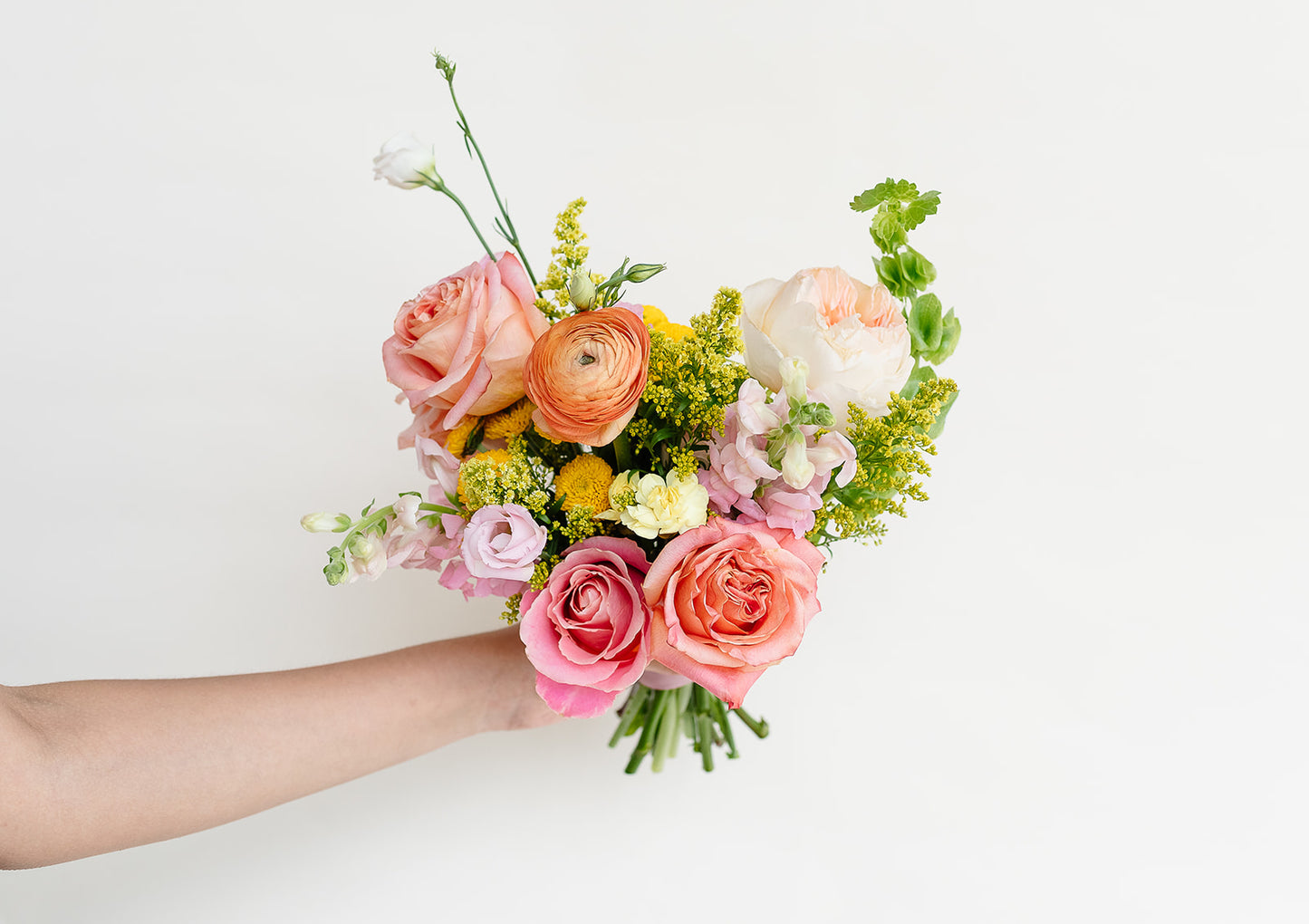 Golden Glow Bridesmaid Bouquets