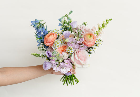 Candy Cloud Dreams Bridesmaid Bouquets