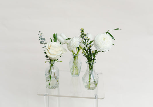 Verdant Bliss Floral Bud Vase